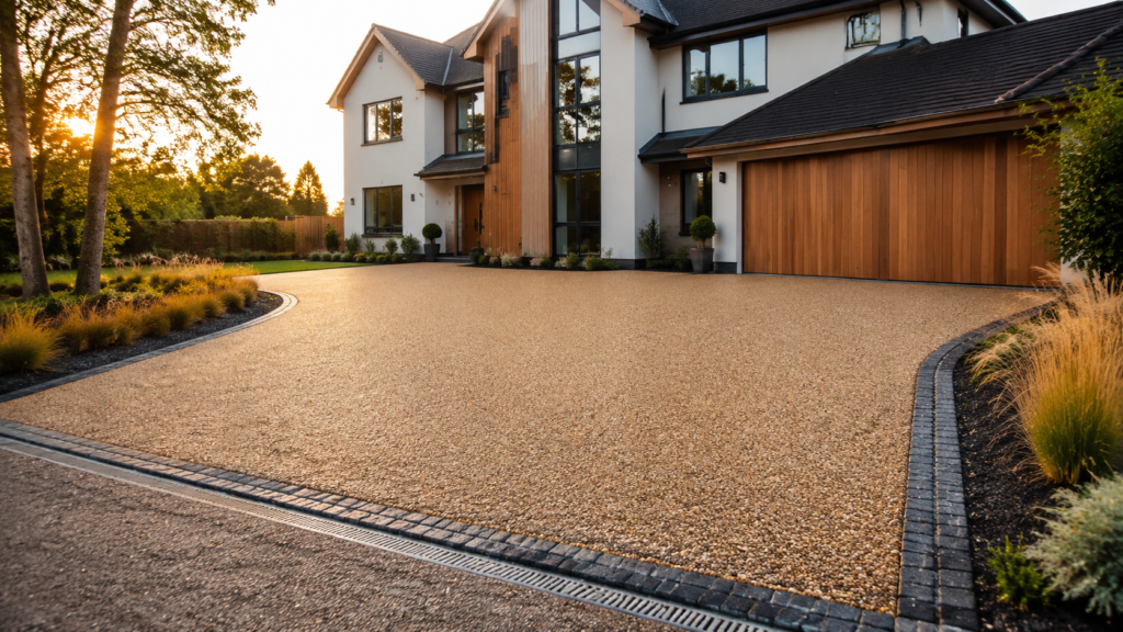 Residential driveway Resin-bound surfacing