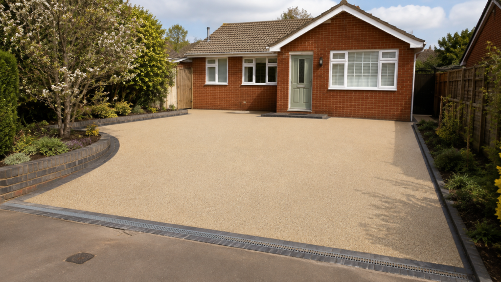 Residential driveway Resin-bound surfacing