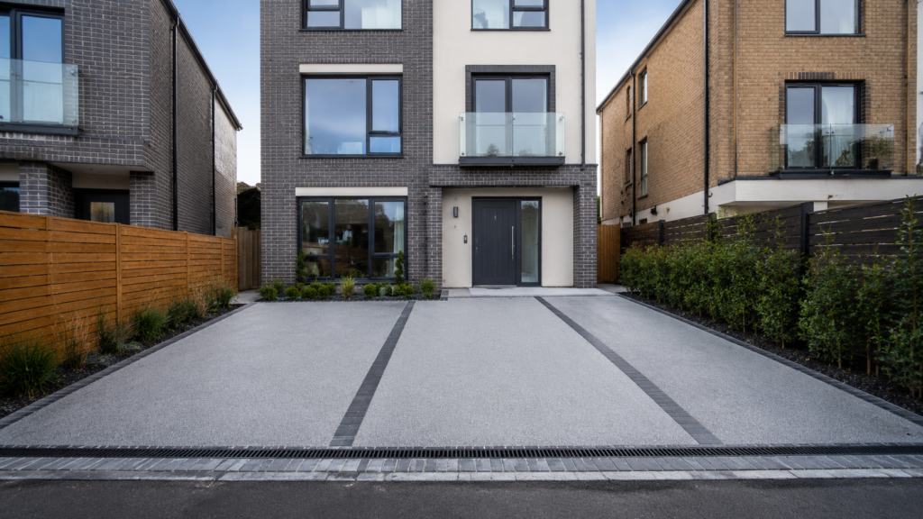 Residential driveway Resin-bound surfacing