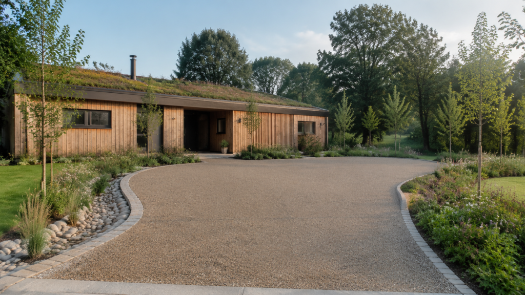 Business driveway Resin-bound surfacing