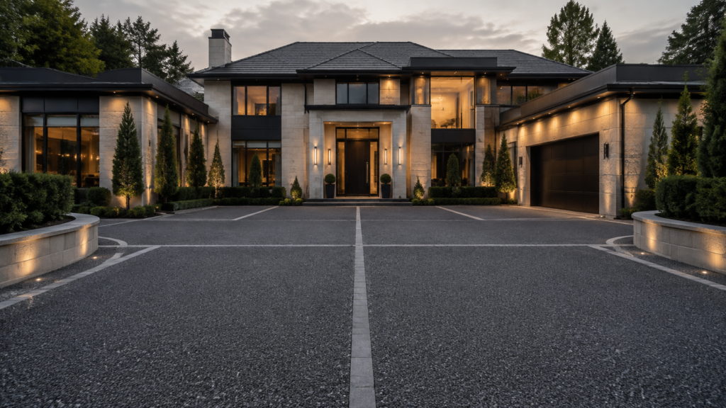 Residential driveway Resin-bound surfacing