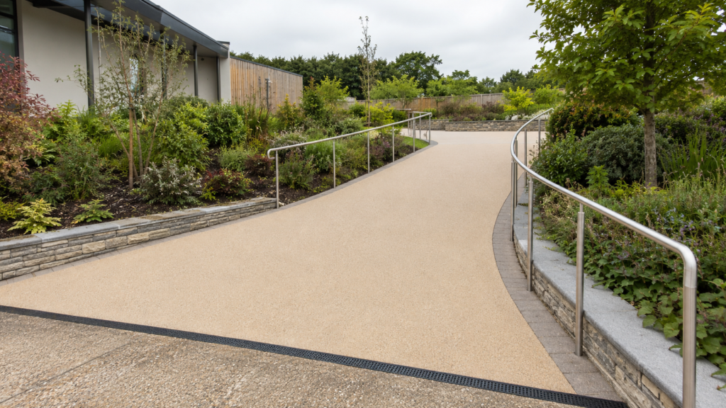 Public area Resin-bound surfacing