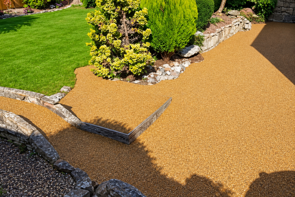 Residential driveway Resin-bound surfacing