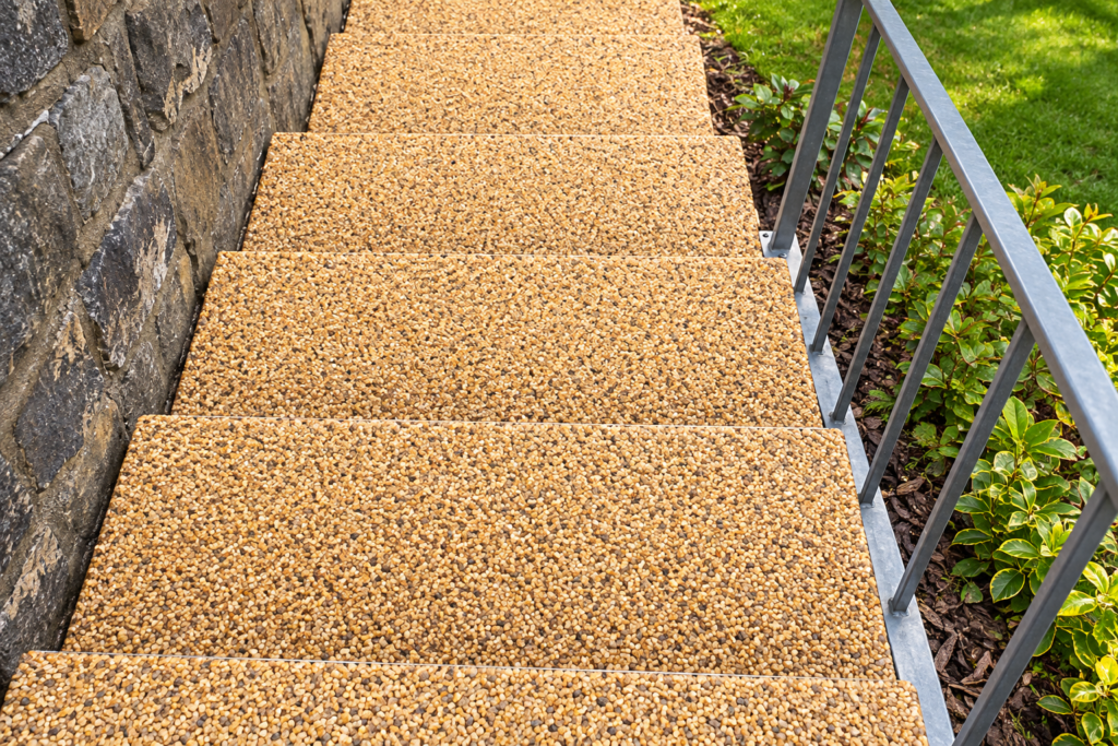 Residential pathway Resin-bound surfacing