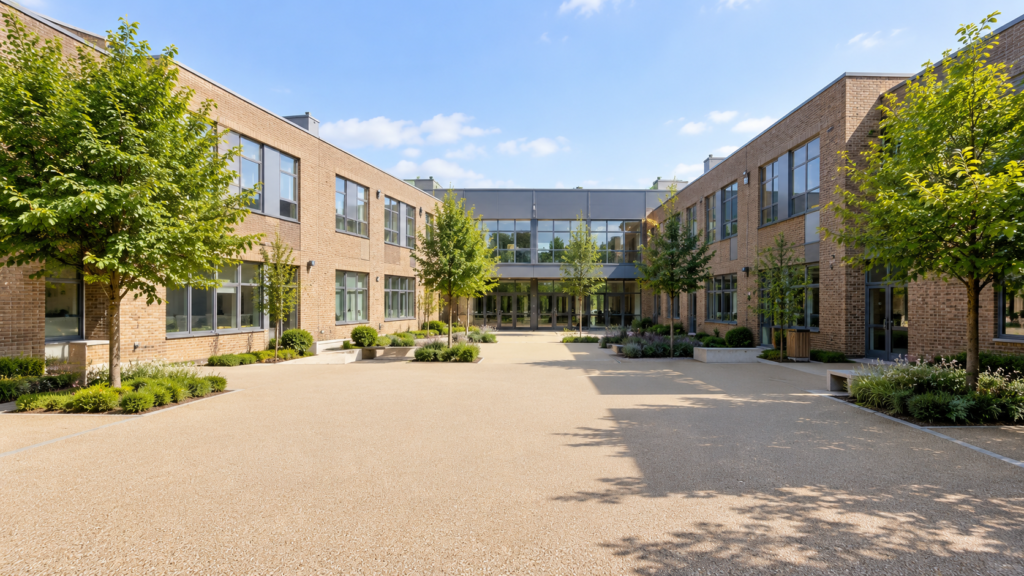 Commercial Resin-bound surfacing